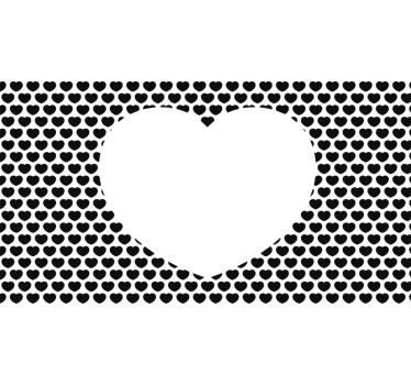 Sticker valentijnsdag hartje - TenStickers
