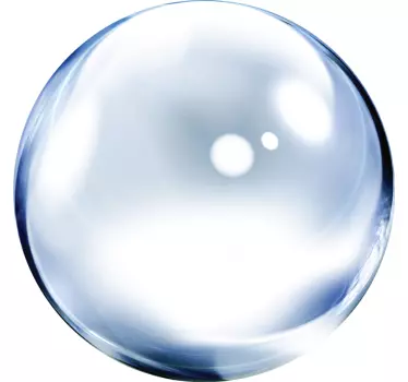 Douchewand sticker bubbels - TenStickers