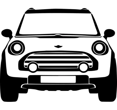 Muursticker Mini cooper - TenStickers