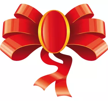 Elegante strick kerst raamsticker - TenStickers