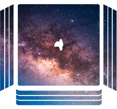 PS4 sticker galaxy - TenStickers