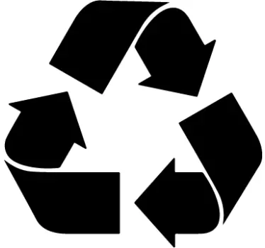 Recycle logo sticker - TenStickers