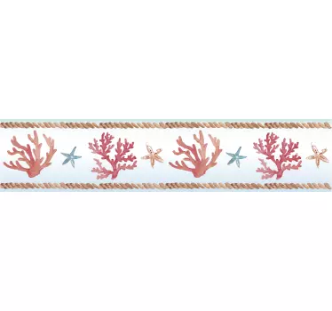Muurdecoratie sticker zeekoraal - TenStickers