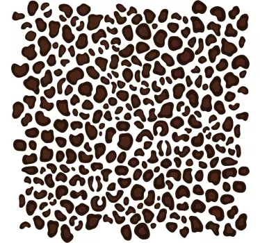 Raamsticker luipaard print - TenStickers