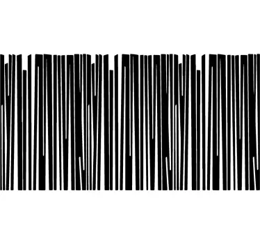 Douchewand sticker lijnen - TenStickers