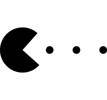 Laptop sticker Pacman - TenStickers