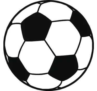 Muursticker Kinderkamer Voetbal - TenStickers