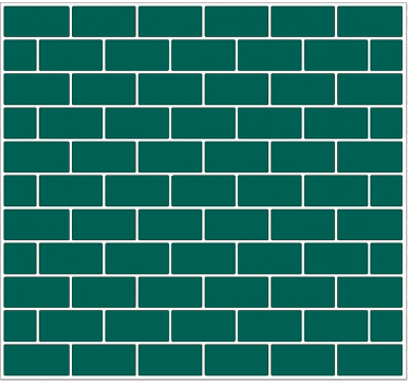 Badkamer sticker smaragdgroen - TenStickers