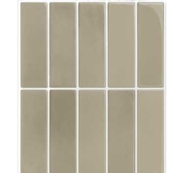 Badkamer sticker linear stone natuur - TenStickers