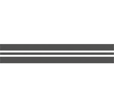 Raamsticker donkere grijze horizontale strepen - TenStickers