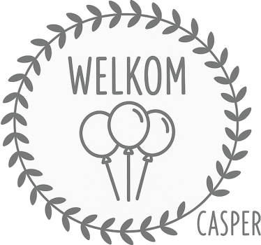 Raamsticker feestelijke entree decoratie - TenStickers
