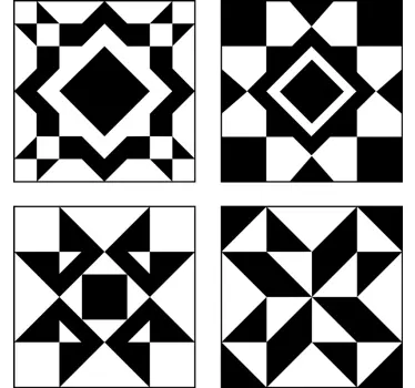 Tegelsticker keuken geometrisch - TenStickers