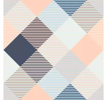 Meubelstickers van pastel vierkantjes - TenStickers