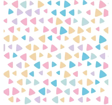 Stickers voor op meubels pastel kleuren kinderpatroon - TenStickers