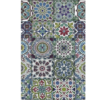 Meubel sticker ornamentale arabische tegelpatroon - TenStickers