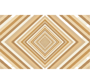 Meubel sticker zandgestreepte geometrische diamanten - TenStickers