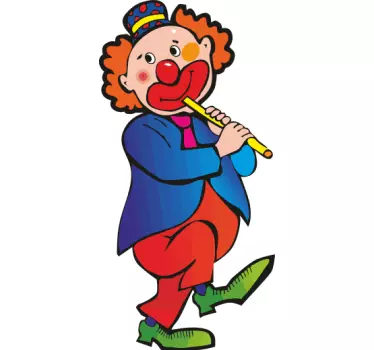 Muursticker kinderkamer circus clown - TenStickers