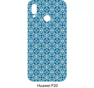 Geometrische print omslag huawei sticker - TenStickers