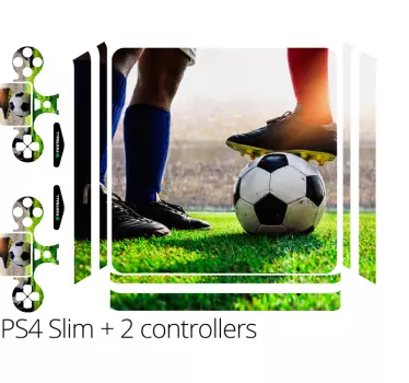 PS4 sticker voetbal - TenStickers