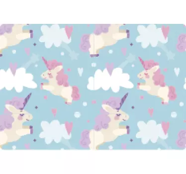 Muurstickers ornament Eenhoorn Touchpad sticker - TenStickers