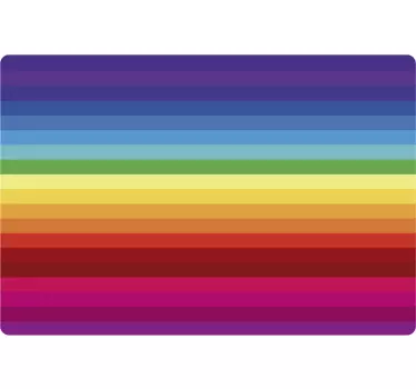 Sticker ornament Touchpad regenboog - TenStickers