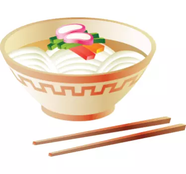 Sticker kom Chinees - TenStickers