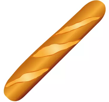 Sticker keuken afbeelding stokbrood - TenStickers
