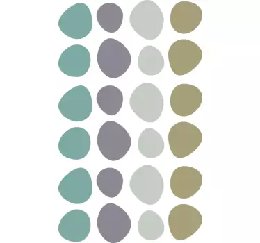 Abstracte kleurpatronen sticker geometrische vormen - TenStickers