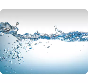 Stickers voor laptop Vorm van water - TenStickers