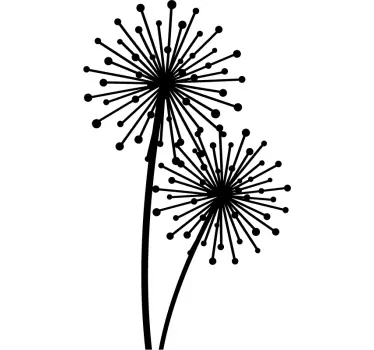 Raamsticker paardenbloem - TenStickers