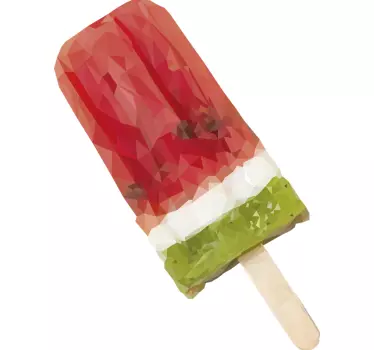 Stickers eten ijsje - TenStickers