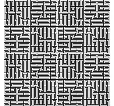 Sticker geometrische vormen ingewikkeld mazenpatroon - TenStickers