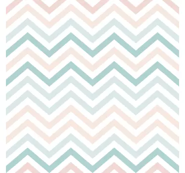 Sticker geometrische vormen chevron motief patroon - TenStickers