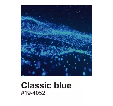 Klassieke blauwe textuur muursticker patroon - TenStickers