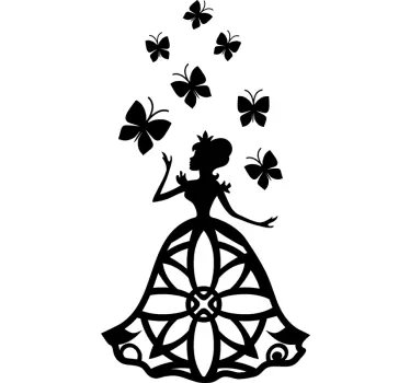 Vlinder decoratie set raam zelfklevende sticker - TenStickers