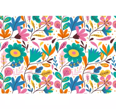 Origineel meubelzelfklevende sticker voorjaarsbloem - TenStickers