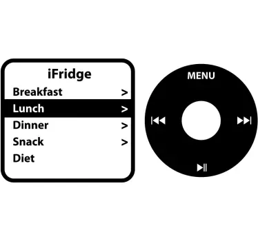 zelfklevende stickers van het ifridge-apparaat - TenStickers