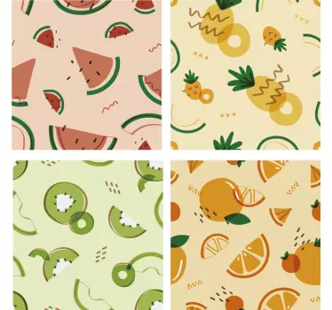 Fruit tegelsticker voor in de keuken - TenStickers