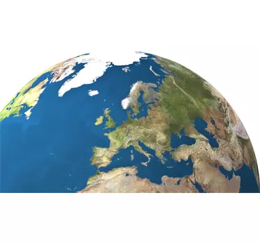 Sticker Laptop Wereldbol - TenStickers