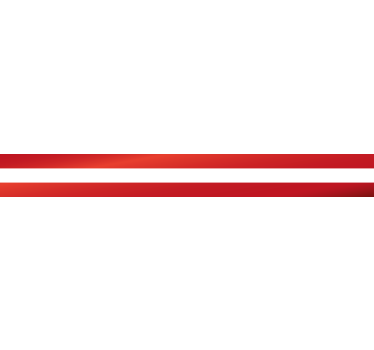 Autostickers Rode strepen - TenStickers
