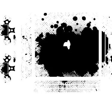 Ps4 sticker spettereffect levendigheid - TenStickers