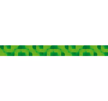 Behangranden groene vierkanten muurstickers - TenStickers