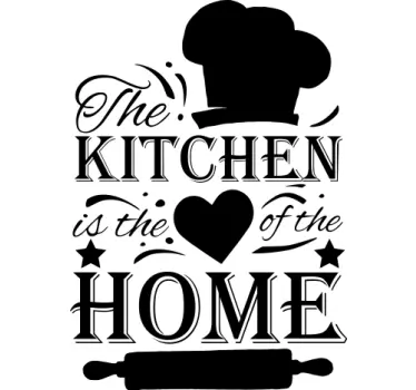 Muursticker keuken quote - TenStickers