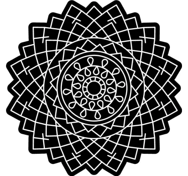 Sticker geometrische vormen intricate geometrische element - TenStickers