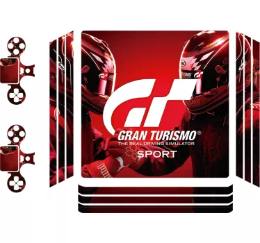 Ps4 sticker driving simulator kunstwerk - TenStickers