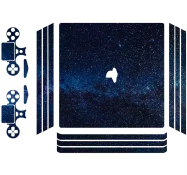 Ps4 sticker kosmisch melkweg thema - TenStickers