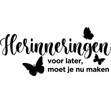 Muurstickers huis u moet nu herinneringen maken - TenStickers