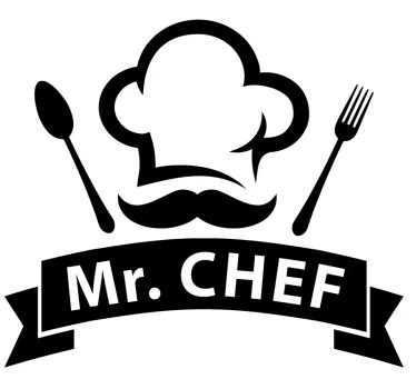 Embleem van chef-koksmuts koelkast sticker - TenStickers