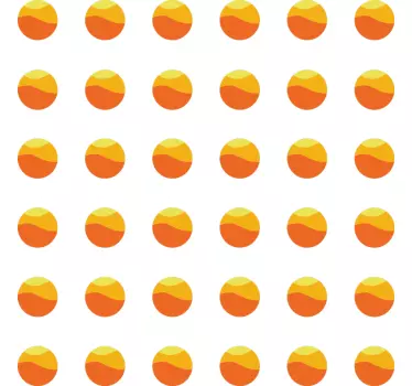 Kleurrijke cirkelpatronen sticker geometrische vormen - TenStickers