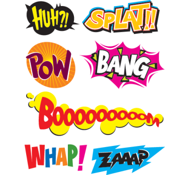Sticker Stripverhalen kinderen - TenStickers